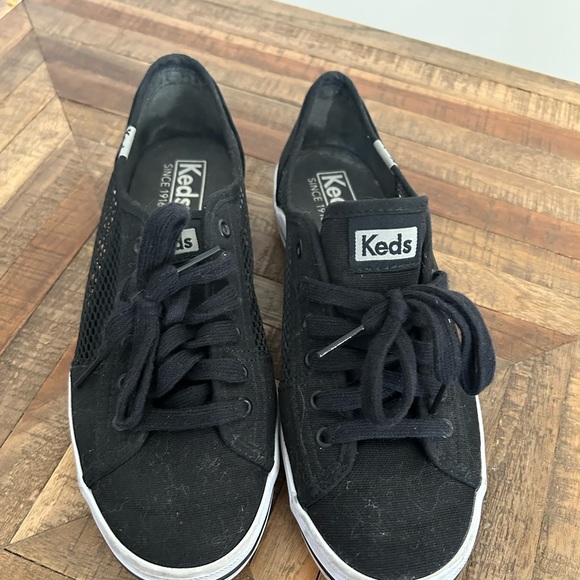 KEDS mesh black lace up shoes - Picture 2 of 5